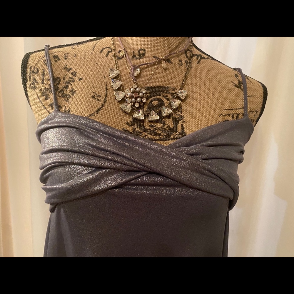 American Rag Cie Silver Mini Dress | S